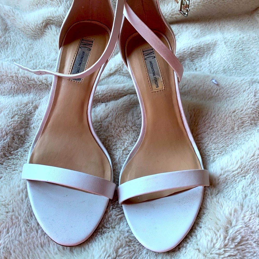 INC White Heels